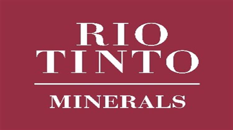 Πτώση Κερδών για τη Rio Tinto στο Α’ Εξάμηνο